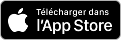 Bouton de téléchargement de l'App Store Olympe Casino